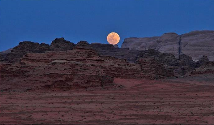 Wadi Rum Full Moon Trekking Experience
